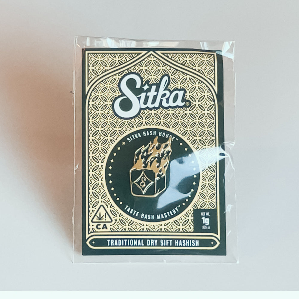 
                  
                    Sitka Flaming Hash Cube Soft Enamel Pin
                  
                